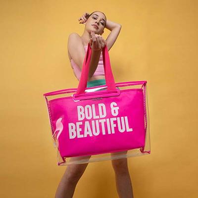 Colorbar The Bold and Beautiful Tote - Neon Pink 780 gm - Makeup Pouches