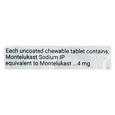 Montair 4mg Chewable Tablet 15'S - Asthma/COPD-Ast