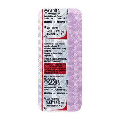 Amdepin 10mg Tablet 10'S - Hypertension-Cal