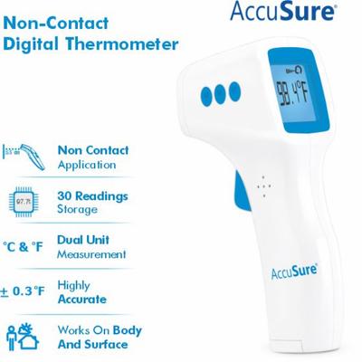 AccuSure Non Contact Thermometer - Thermometer & Oximeter