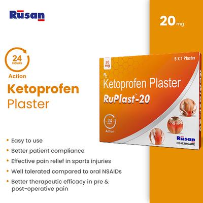RUPLAST 20 Patch 1's - Pain relief-Nsa