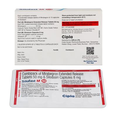 SILOFAST M 50 Combipack 1's - Bladder And Prostate Disorders-Dru