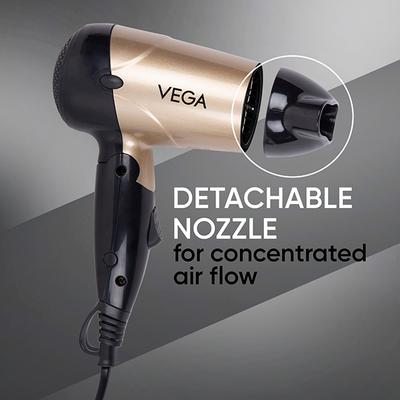 Vega Hair Dryer and Straightener Combo 3 In 1 Hair Styler and Insta Glam Hair Dryer for Women, VGGP-10 1's - Straighteners