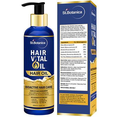 St.Botanica Hair Vital Bioactive Hair Oil 200 ml - Hair Oils