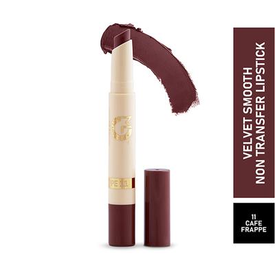 Matt Look Velvet Smooth Non - Transfer, Long Lasting & Water Proof Lipstick, Cafe Frappe 2 gm - Lipsticks