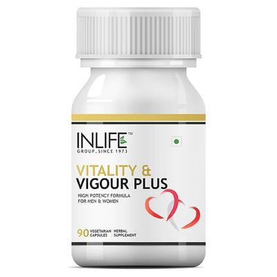 INLIFE Vitality & Vigour Plus Vegetarian Capsules 90's - Sexual Care