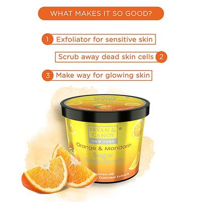 Bryan & Candy Orange Scrub 200 gm - Scrubs & Exfoliants