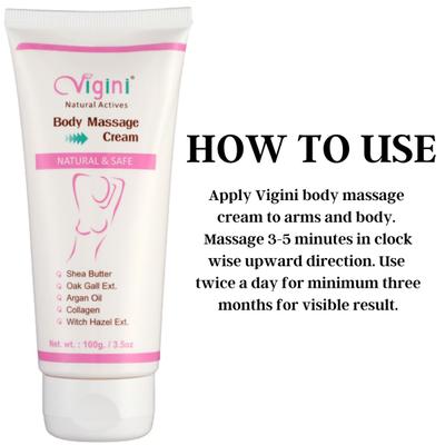 Vigini Body Massage Cream 100 ml - Lotions & Creams