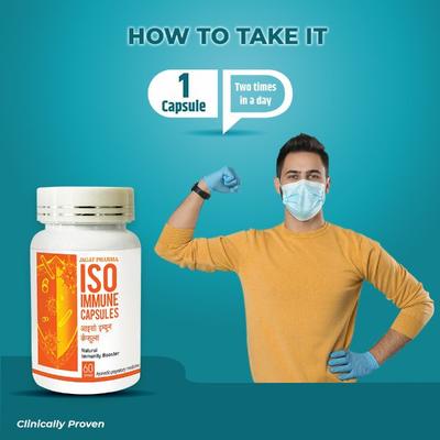 Jagat Pharma ISO Immune Capsule (Pack of 2 x 60's) - Health Products