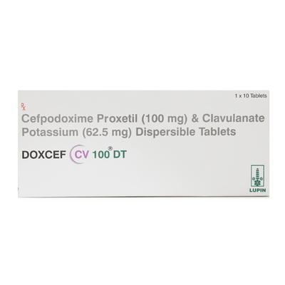 Doxcef CV DT 100mg Tablet 10'S - Bacterial Infections-Cep