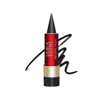 Lotus Herbals Natural Kajal Black 4 Gm - Kajal & Kohls