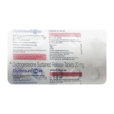 DYDROSURE SR 20 Tablet 10's - Hormonal Therapy-Oes