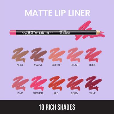 Fran Wilson Moodmatcher Matte Lip Liner Red 1 gm - Lip Liners