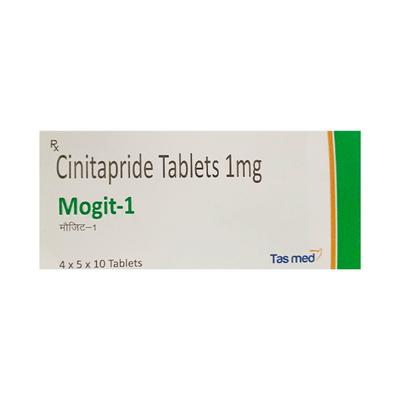 MOGIT 1mg Tablet 10's - Ulcer/Reflux/Flatulence-Aaa