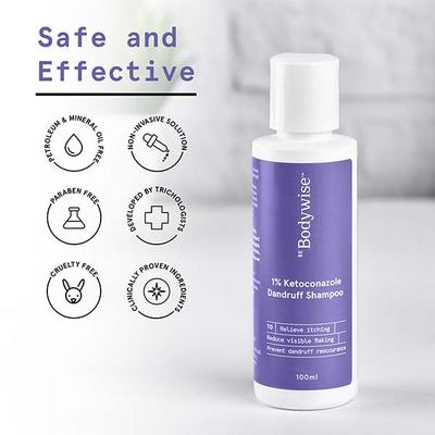 Be Bodywise 1% Ketoconazole Anti Dandruff Shampoo 100 ml - Shampoos