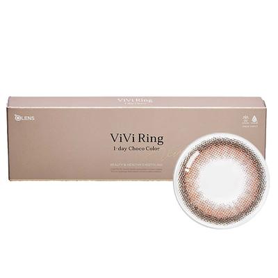 O-Lens Viviring 1Day Coloured Contact Lenses- Choco ( 0.00 ) 1's - Eyecare Lenses