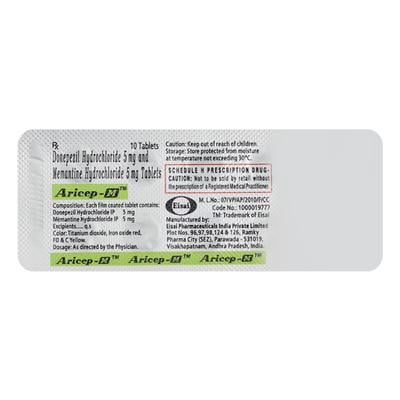 Aricep M Tablet 10'S - Alzheimer-Neu