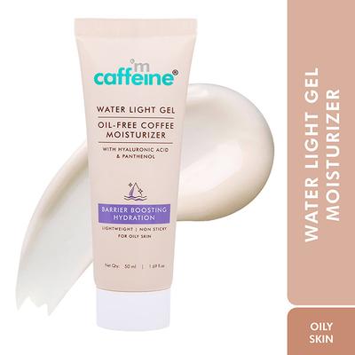 MCaffeine Oil-Free Coffee Face Moisturizer Gel with Hyaluronic Acid & Pro-Vit B5 for Deep Hydration 50 ml - Face Creams