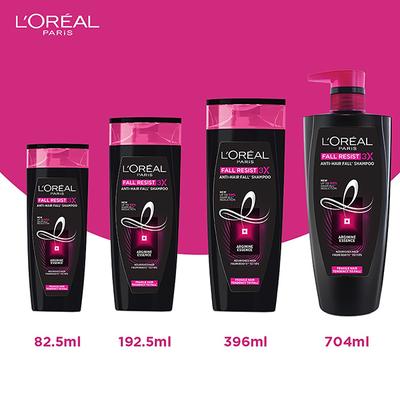 L'Oreal Paris Fall Resist 3X Anti Hairfall Shampoo 82.5 Ml - Shampoos