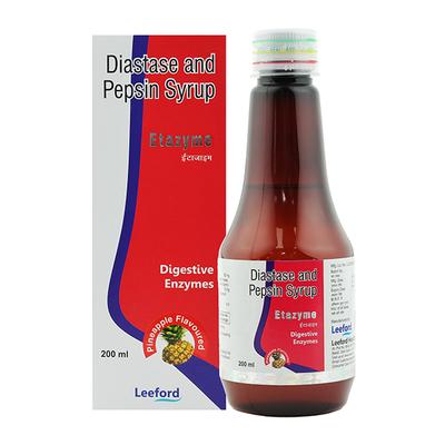Etazyme Pineapple Flavoured Syrup 200ml - Digestion-Dig