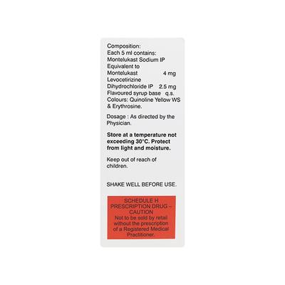 Montina L Syrup 60ml - Asthma/COPD-Ast
