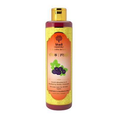 Khadi Essentials Rasik Body Cleanser - Fresh Blueberry & Mulberry 200 ml - Shower Gels & Body Wash