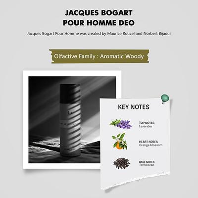 Jacques Bogart Pour Homme Deodorant Spray 200 ml - Deodorants/Roll-Ons