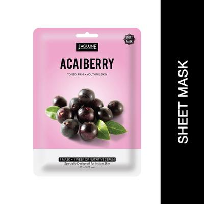 Jaquline USA AcaiBerry Sheet Mask 25 gm - Sheet Masks