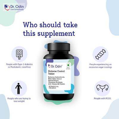 Dr. Odin Diabetes Control Tablets 60's - Diabetes (Fitness)