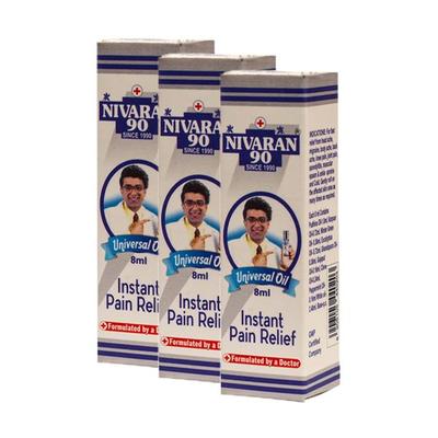 Nivaran 90 Universal Oil (Pack of 3 x 8ml) 1's - Speciality Medicines