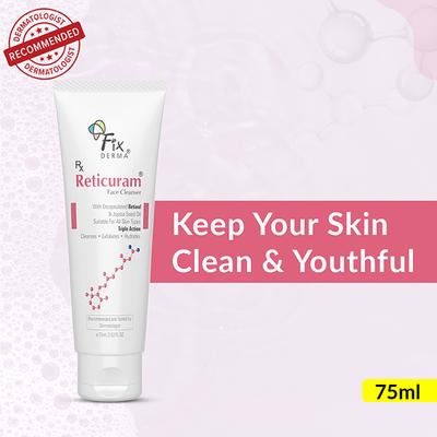 Fixderma Reticuram Face Cleanser 75 ml - Face Wash & Cleansers