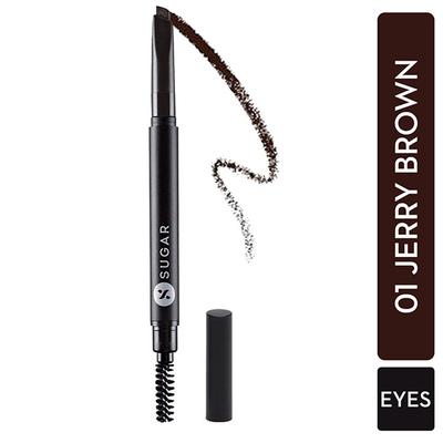SUGAR Cosmetics Arch Arrival Brow Definer - 01 Jerry Brown (Taupe Town) 0.35 gm - Eyebrow Pencils & Enhancers