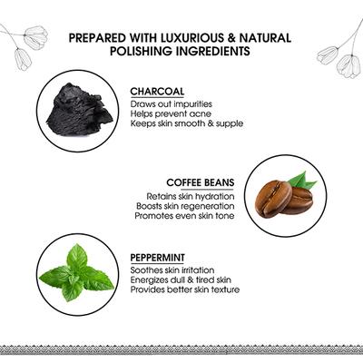 Ayouthveda Charcoal & Coffee Face Serum Sheet Mask 20 gm - Face Mask