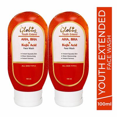 Globus Remedies Aha Face Wash 200ml 2's - Face Washes