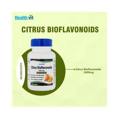 Healthvit Citrus Bioflavonoids -Capsules For Healthy Heart (Cell Defense) 60's - General Health