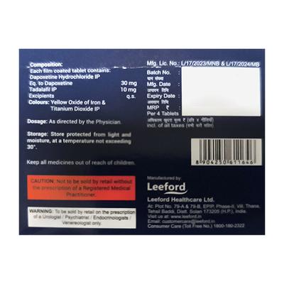 FUNTIME XT GOLD Tablet 4's - Impotence/Erectile Dysfunction (Ed)