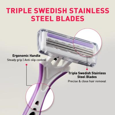 Sirona Smooth Shave disposable Razor 5's - Shaving & Hair Removal