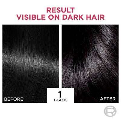 Loreal Paris New Excellence Creme Hair Color Hyaluronic Acid Mini Shade 1 Black (25gm + 25ml) 1's - Crème