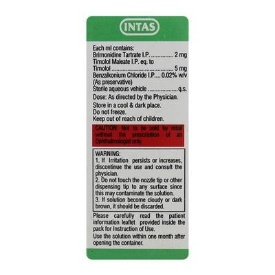 Brimotas T Eye Drops 5ml - Glaucoma-Ant