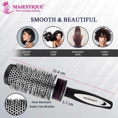 Majestique Blow Dryer Brush for Blow Drying - Lightweight Professional Roller, Precise Heat Styling - 2 Inch 1's - Hair Brushes