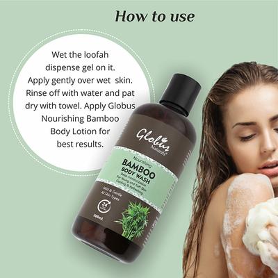 Globus Naturals Nourishing Bamboo Body Wash 300 ml - Shower Gels & Body Wash