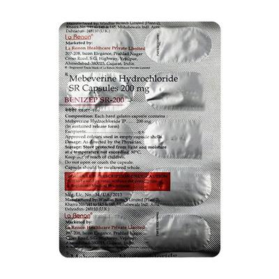 BENIZEP SR 200 Capsule 10's - Muscle Spasm-Ant