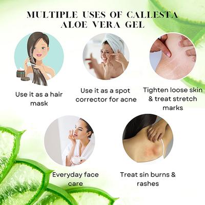 Callesta 100 Percent Pure Aloe Vera Gel 100 gm - Face Moisturizers