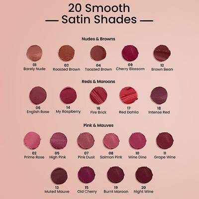 Swiss Beauty Satin Comfort Lipstick-Pink Dusk 3 gm - Lipsticks