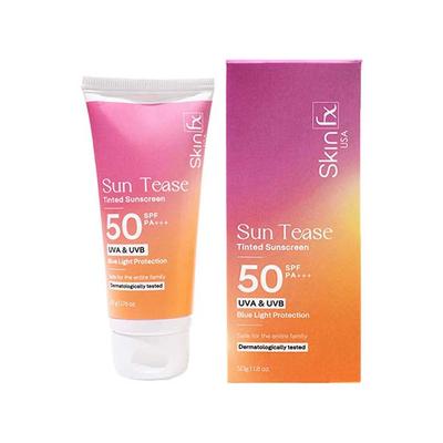 Skin Fx Sun Tease Matte Sunscreen SPF 50 PA +++ Blue Light Protection 50 gm - Face Sunscreen