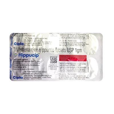 HIPPUCIP 1g Tablet 10's - Bacterial Infections-OAB