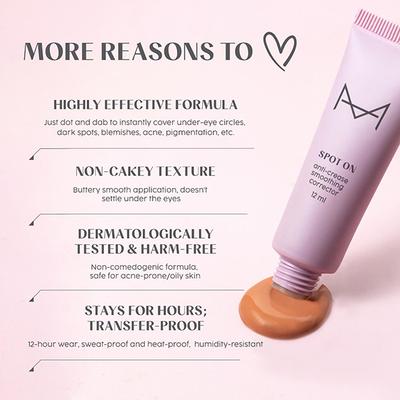 House Of Makeup Spot on Color Corrector Light Peach - Fair Skin Tone 12 ml - Concealer