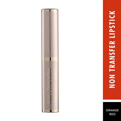 Swiss Beauty Non Trasfer Water Proof Lipstick - (Orange Red) 3 gm - Lipsticks