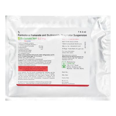 Budamate Neb 0.5mg Respule 7X2ml - Asthma/COPD-Ast
