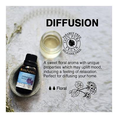 Soulflower Essential Oil - Geranium 15 ml (N) - Essential Oils
